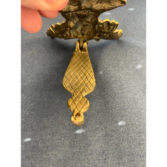 Vintage Cast Brass Eagle Door Knocker - Picture 3 of 3